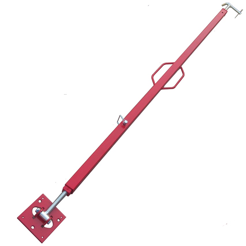 Telescopic brace for the ICF bracing system